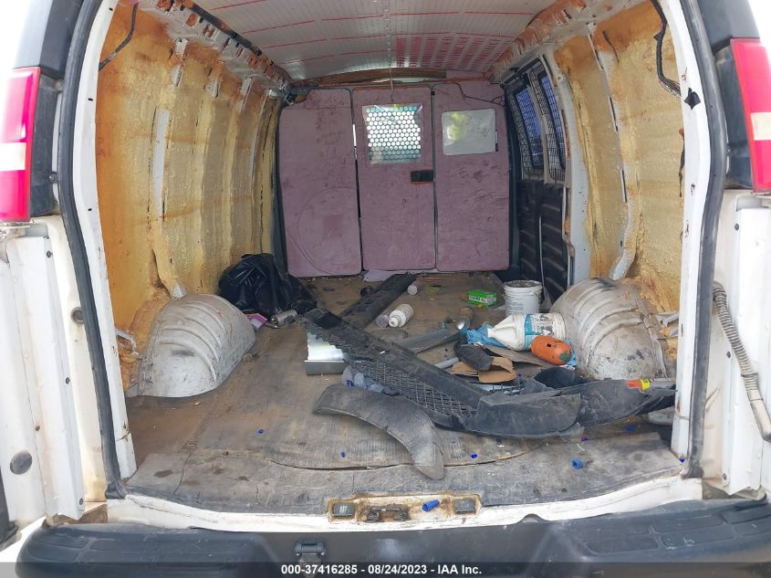 2013 CHEVROLET EXPRESS 2500 WORK VAN 1GCWGFBA3D1116159