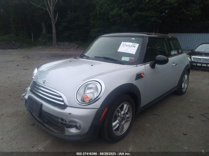 2013 MINI COOPER HARDTOP - WMWSU3C59DT544729