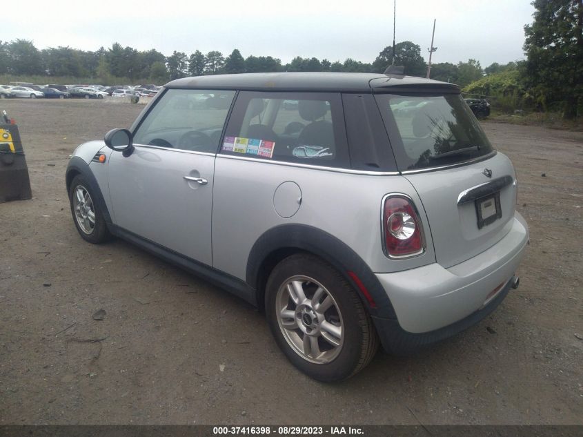 2013 MINI COOPER HARDTOP - WMWSU3C59DT544729