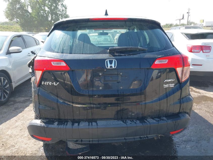 2016 HONDA HR-V LX - 3CZRU6H36GM730655