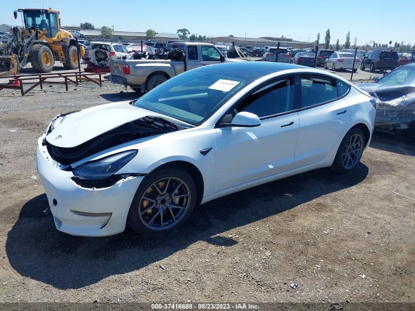 2021 TESLA MODEL 3 STANDARD RANGE PLUS - 5YJ3E1EA6MF074729
