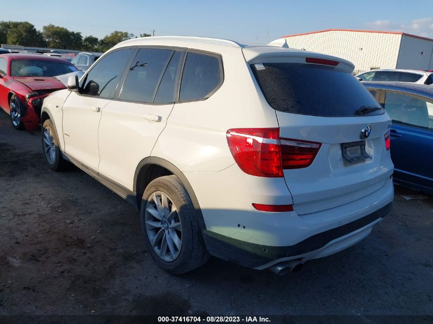 2017 BMW X3 XDRIVE28I - 5UXWX9C50H0T08927