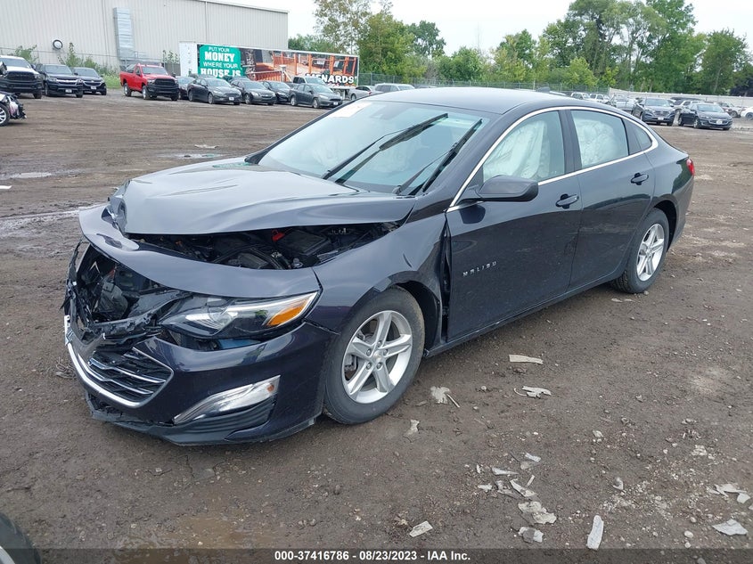 VIN 1G1ZB5ST2NF210666 2022 CHEVROLET MALIBU LS