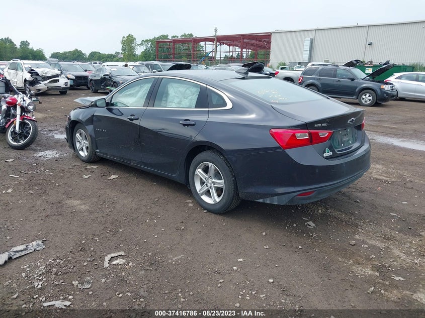 VIN 1G1ZB5ST2NF210666 2022 CHEVROLET MALIBU LS