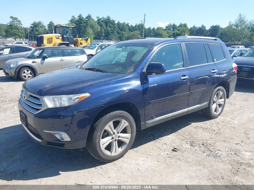2013 TOYOTA HIGHLANDER LIMITED - 5TDYK3EH0DS090721