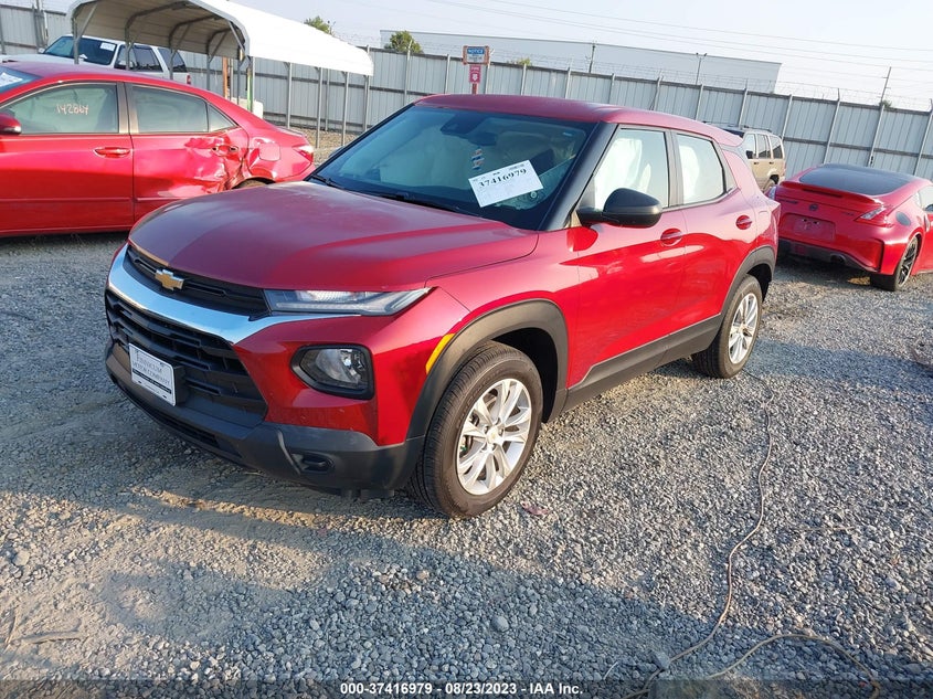 VIN KL79MMS21MB131334 2021 CHEVROLET TRAILBLAZER LS