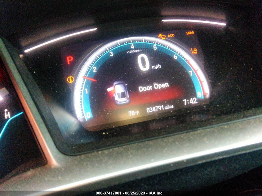 2019 HONDA CIVIC COUPE EX - 2HGFC3B39KH357056