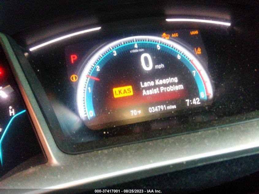 2019 HONDA CIVIC COUPE EX - 2HGFC3B39KH357056