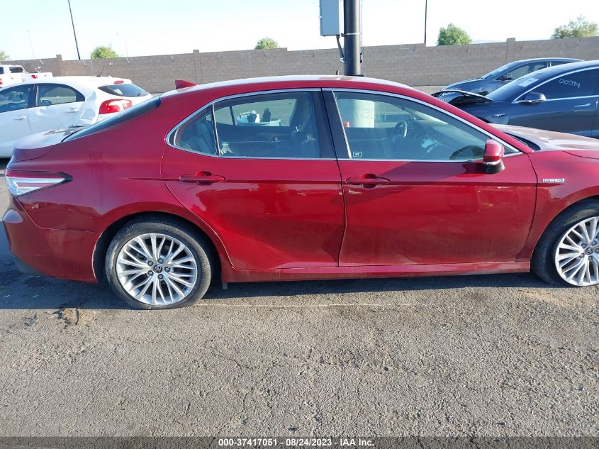 2020 TOYOTA CAMRY HYBRID XLE - 4T1F31AK7LU544639