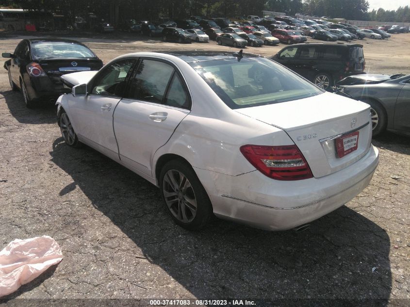 2013 MERCEDES-BENZ C 300 4MATIC - WDDGF8AD0DR288976