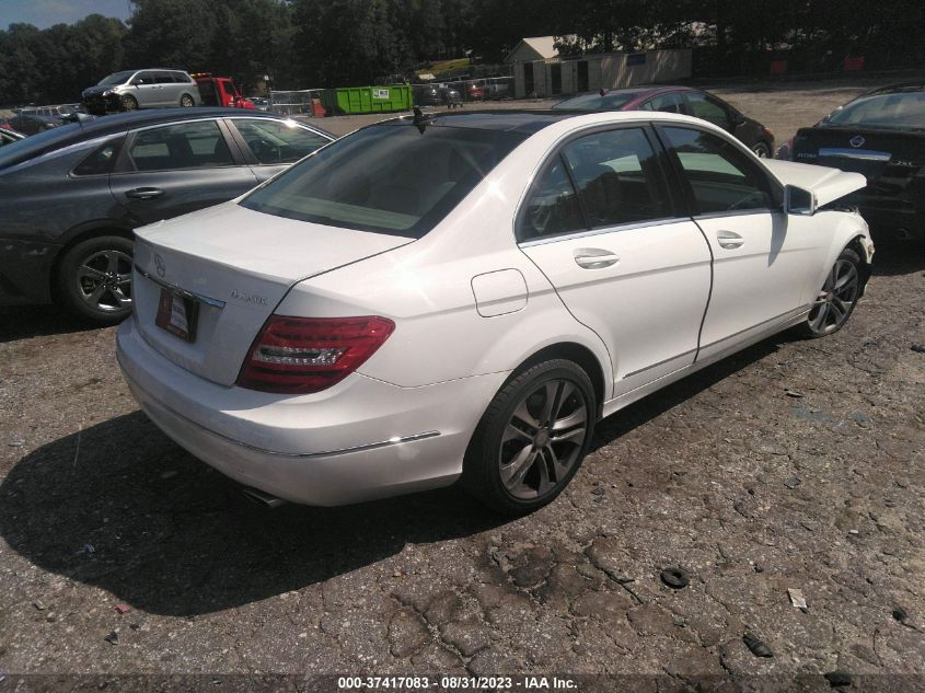 2013 MERCEDES-BENZ C 300 4MATIC - WDDGF8AD0DR288976