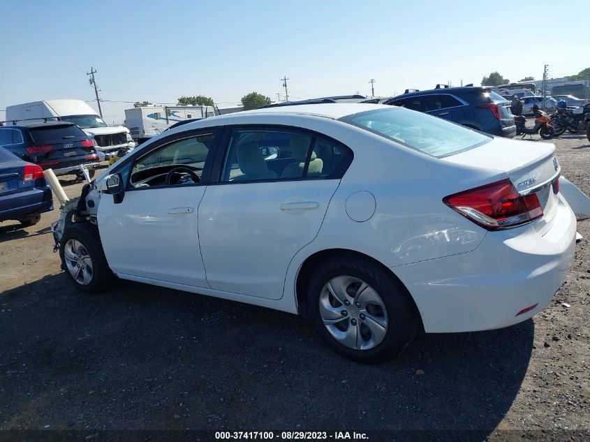 2014 HONDA CIVIC SEDAN LX - 19XFB2F50EE218988