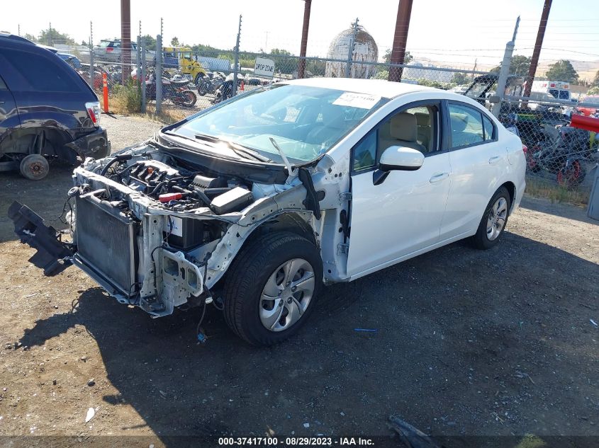 2014 HONDA CIVIC SEDAN LX - 19XFB2F50EE218988