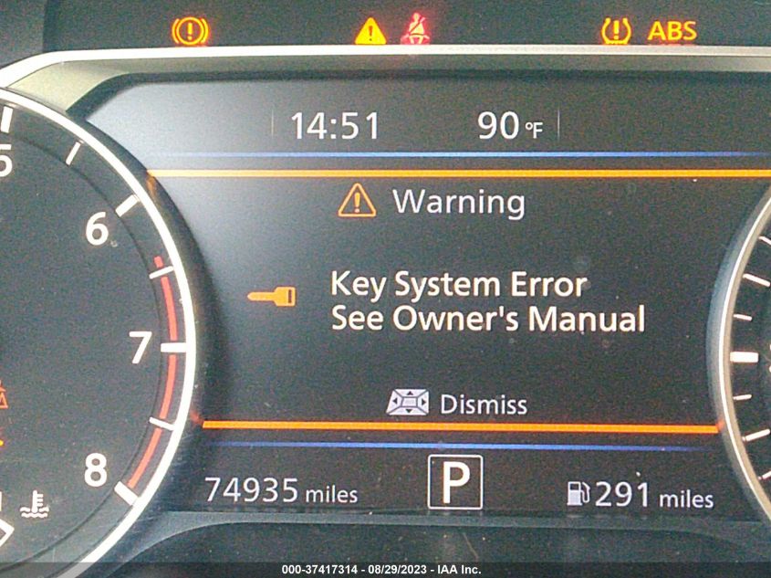 2019 NISSAN ALTIMA SV - 1N4BL4DVXKC102510