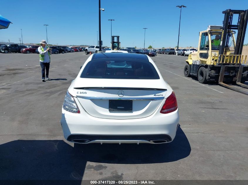 2015 MERCEDES-BENZ C-CLASS C 300 - 55SWF4KBXFU029979