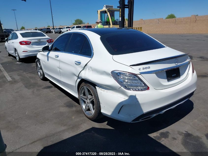 2015 MERCEDES-BENZ C-CLASS C 300 - 55SWF4KBXFU029979