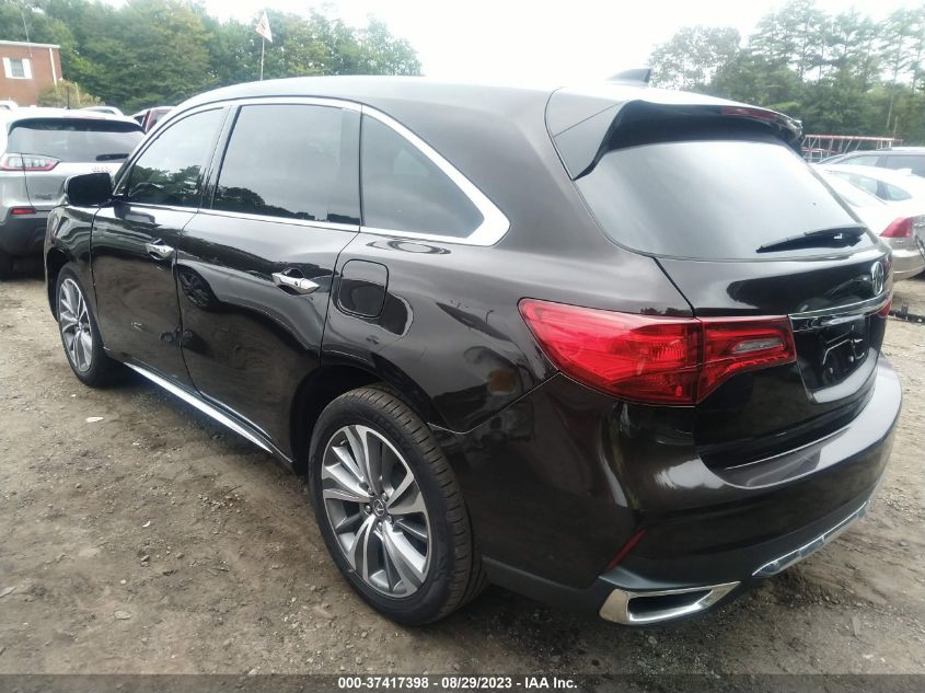 2018 ACURA MDX W/TECHNOLOGY PKG - 5J8YD4H58JL021856