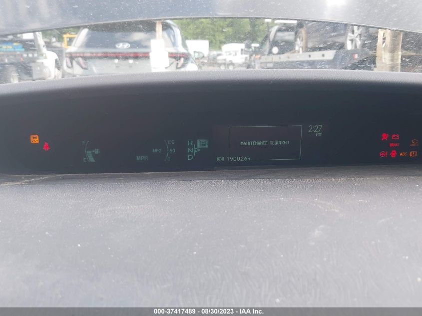 2014 TOYOTA PRIUS TWO - JTDKN3DUXE1781300