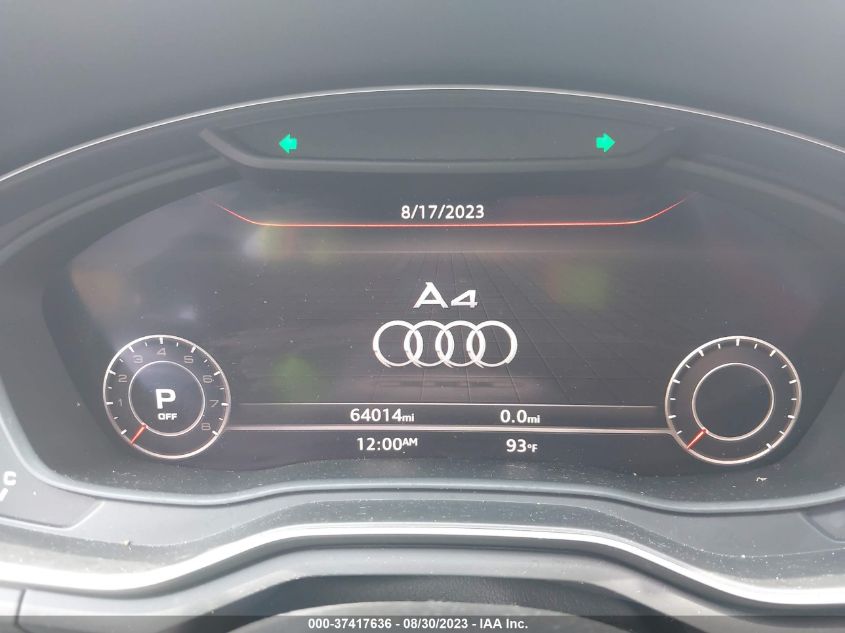 WAULMAF44JN020030 2018 AUDI A4, photo no. 14