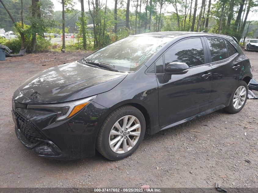 2023 TOYOTA COROLLA HATCHBACK SE JTND4MBE8P3200392