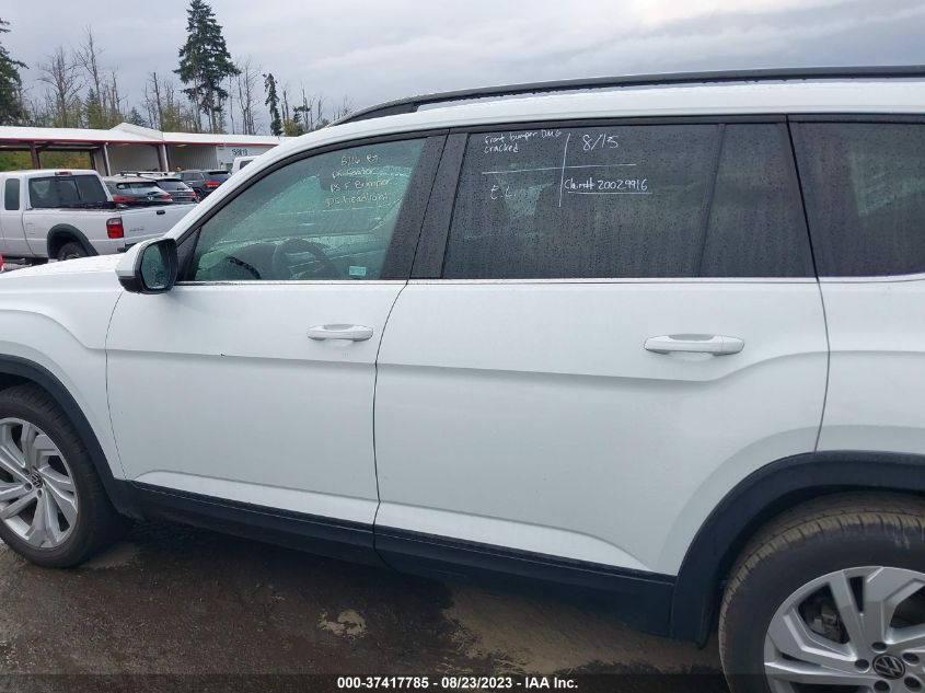 2021 VOLKSWAGEN ATLAS 3.6L V6 SE W/TECHNOLOGY - 1V2WR2CA6MC545817