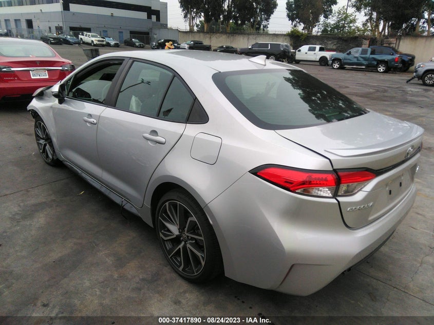 VIN 5YFS4MCE5NP098709 2022 TOYOTA COROLLA SE/SE NIGHTSHADE/APEX SE