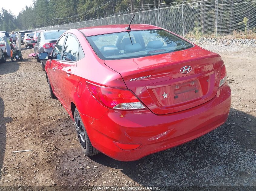 2015 HYUNDAI ACCENT GLS - KMHCT4AE5FU883385