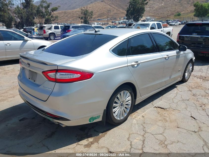 2014 FORD FUSION ENERGI TITANIUM - 3FA6P0SUXER395405