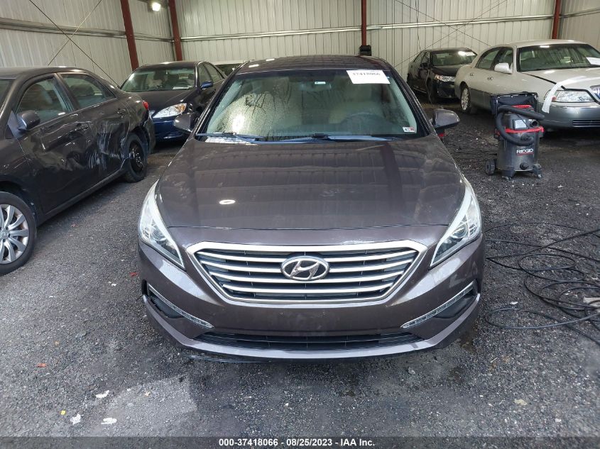 2015 HYUNDAI SONATA 2.4L SE - 5NPE24AF7FH222380