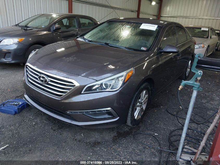 2015 HYUNDAI SONATA 2.4L SE - 5NPE24AF7FH222380