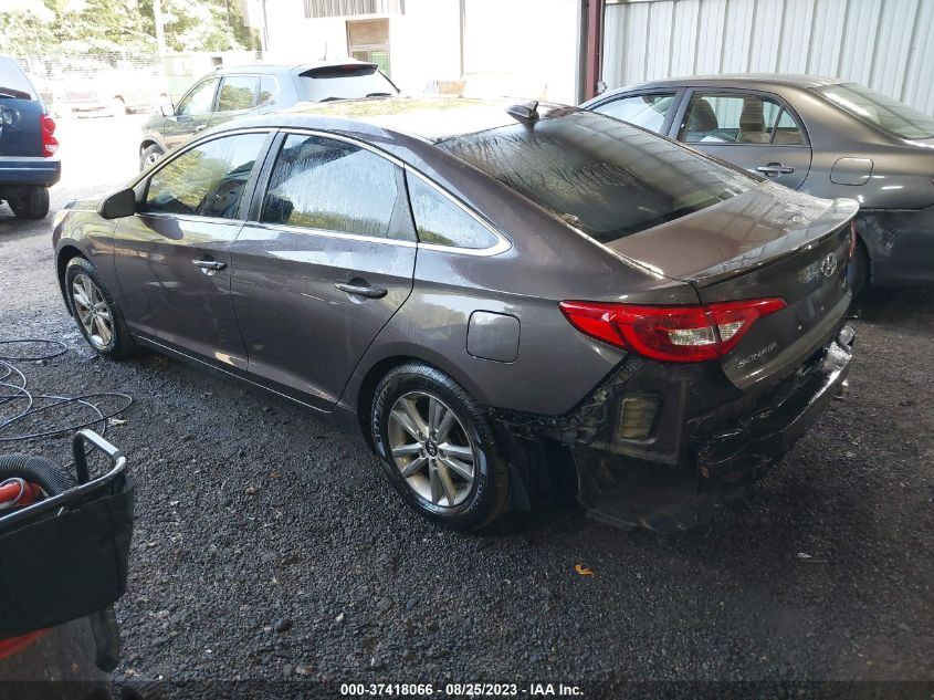 2015 HYUNDAI SONATA 2.4L SE - 5NPE24AF7FH222380