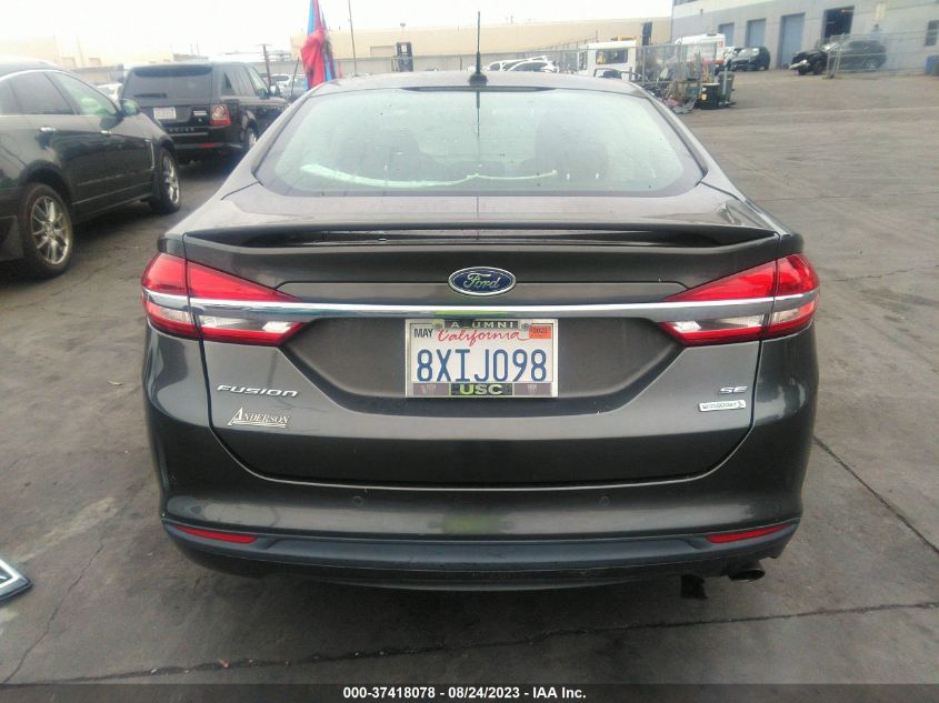 2018 FORD FUSION SE - 3FA6P0HD8JR134341