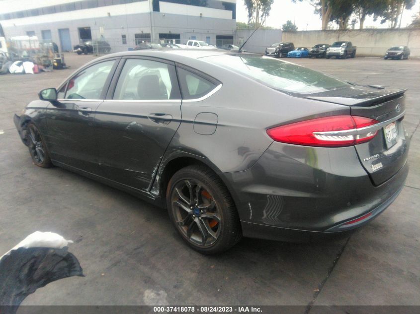 2018 FORD FUSION SE - 3FA6P0HD8JR134341