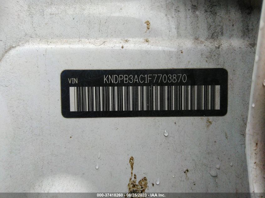 2015 KIA SPORTAGE LX - KNDPB3AC1F7703870