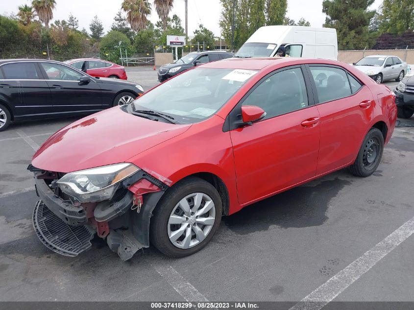 2016 TOYOTA COROLLA L/LE/S/S PLUS/LE PLUS - 5YFBURHE7GP506944