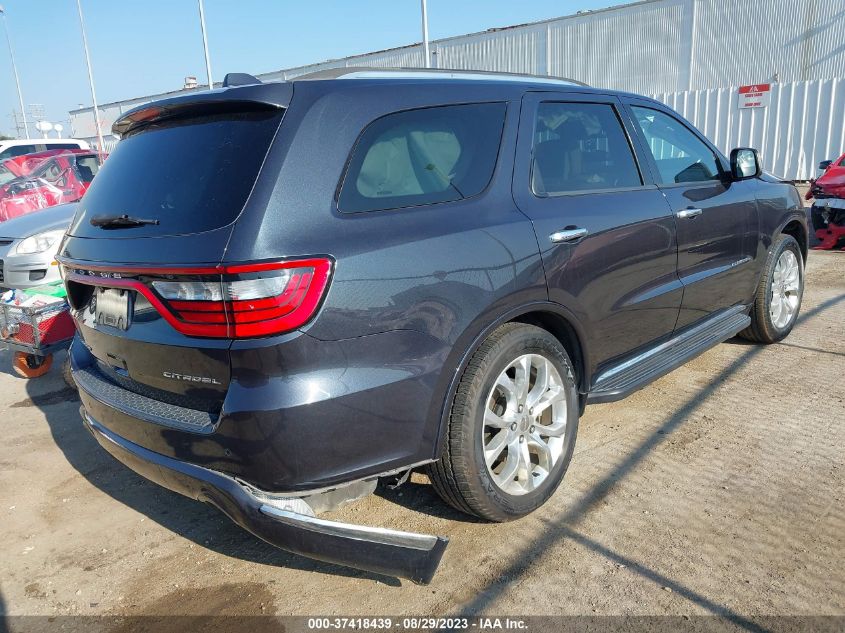 2016 DODGE DURANGO CITADEL - 1C4RDHEGXGC424343