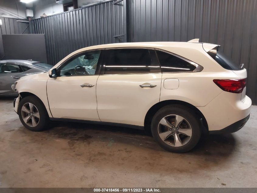 2014 ACURA MDX TECH PKG - 5FRYD4H44EB046637