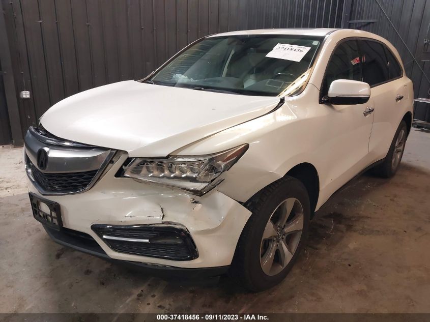 2014 ACURA MDX TECH PKG - 5FRYD4H44EB046637