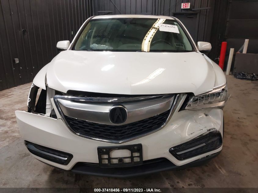 2014 ACURA MDX TECH PKG - 5FRYD4H44EB046637