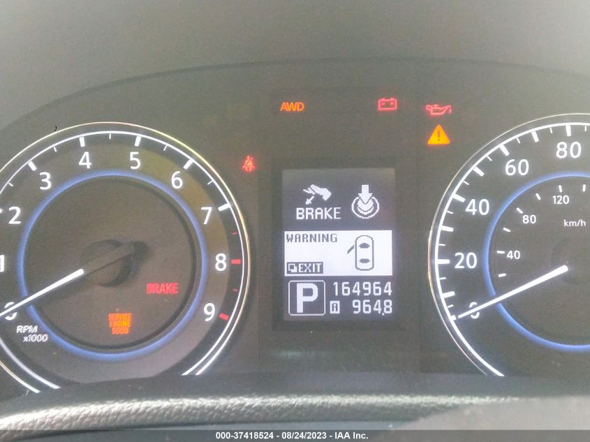 2013 INFINITI G37 SEDAN X JN1CV6AR4DM762988