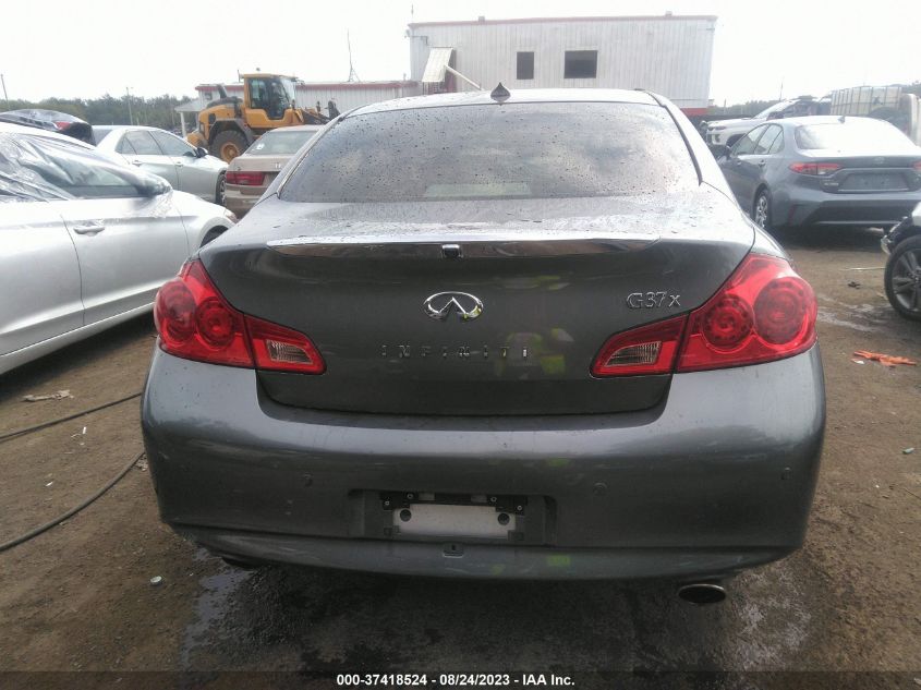 2013 INFINITI G37 SEDAN X JN1CV6AR4DM762988