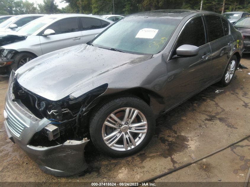 2013 INFINITI G37 SEDAN X JN1CV6AR4DM762988