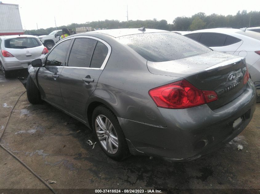 2013 INFINITI G37 SEDAN X JN1CV6AR4DM762988