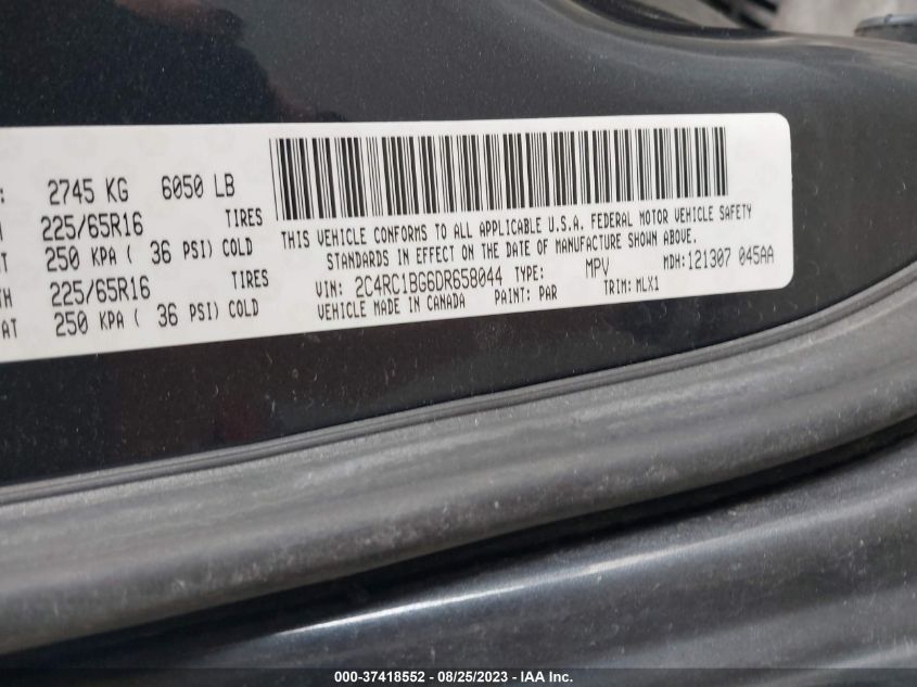 2013 CHRYSLER TOWN & COUNTRY TOURING - 2C4RC1BG6DR658044