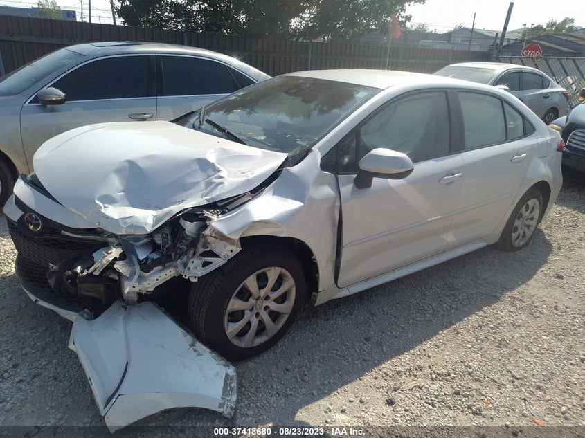 VIN JTDEPMAE5N3013996 2022 TOYOTA COROLLA LE