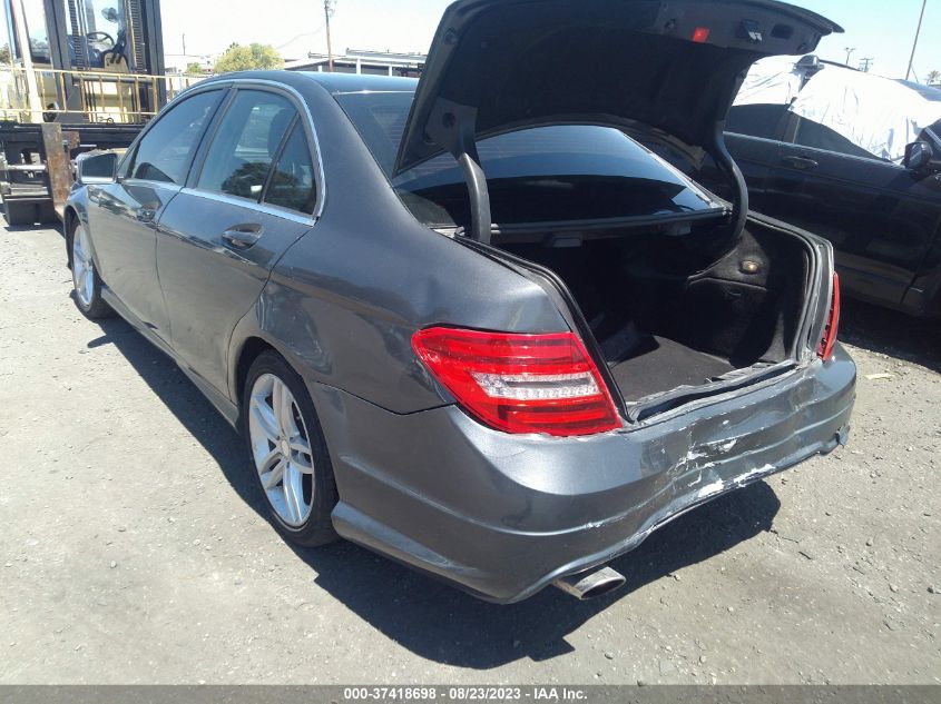 2013 MERCEDES-BENZ C-CLASS C 250 - WDDGF4HB4DR265473