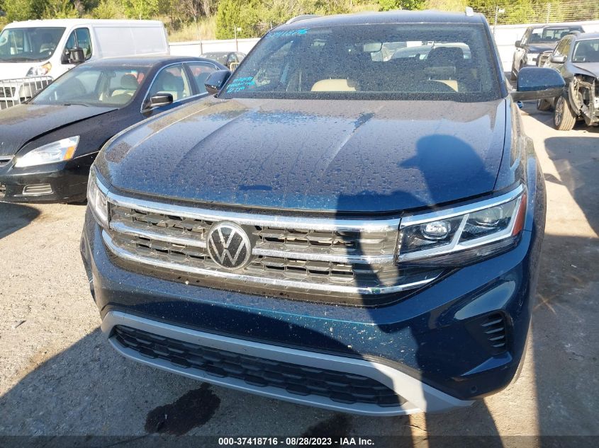 2022 VOLKSWAGEN ATLAS CROSS SPORT 3.6L V6 SE W/TECHNOLOGY - 1V2HE2CA1NC229568