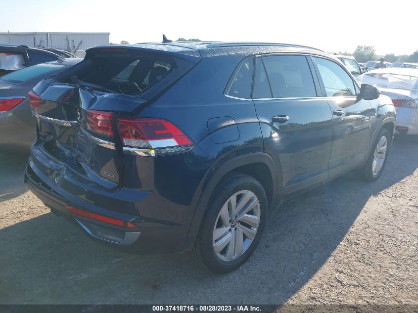 2022 VOLKSWAGEN ATLAS CROSS SPORT 3.6L V6 SE W/TECHNOLOGY - 1V2HE2CA1NC229568