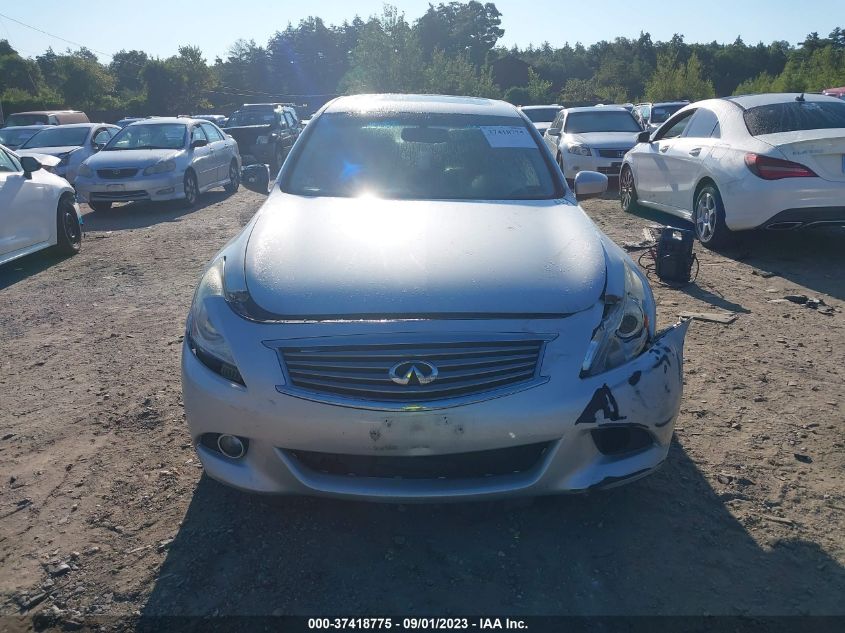 2013 INFINITI G37 SEDAN X - JN1CV6AR0DM761563