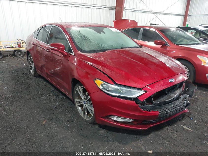 2017 FORD FUSION TITANIUM/PLATINUM - 3FA6P0K94HR393438